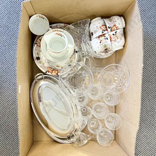 Box Quantity of Assorted China