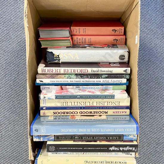 Box Quantity of Assorted Home Decorating Reference Volumes