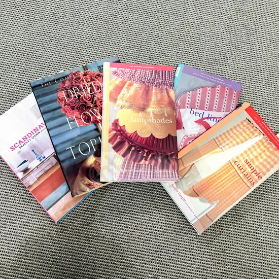 Five Assorted Home Decorating Reference Volumes