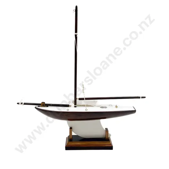 Model Yacht on Stand