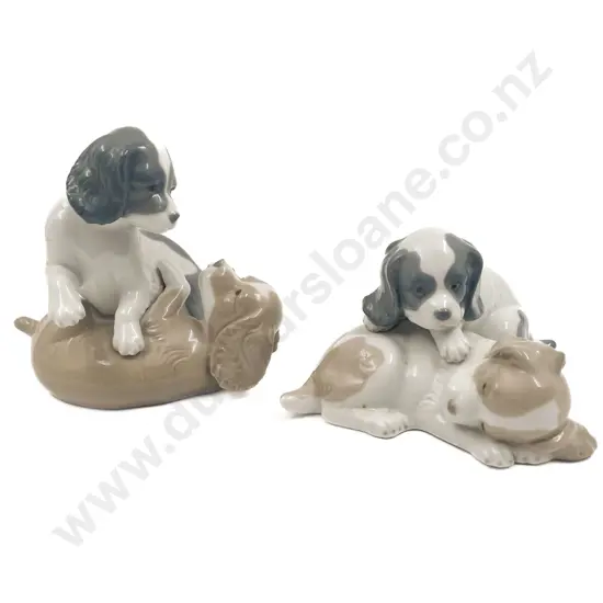 Two Nao Dog Figure Groups