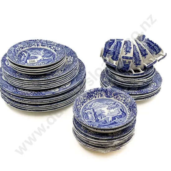 Quantity of Spode Blue & White Dinner China