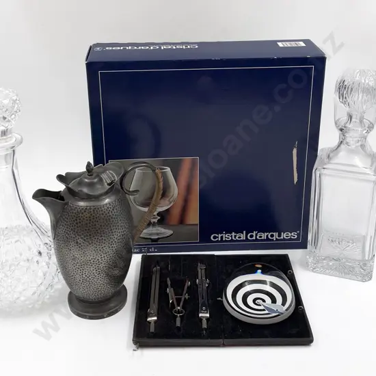 Box Quantity of Assorted incl Pewter Jug