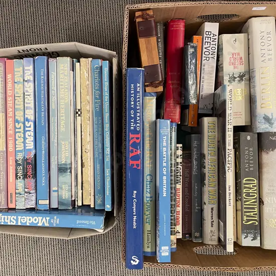 Two Boxes of Assorted Vintage Books