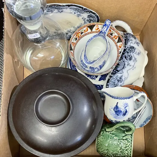 Box of Assorted China etc