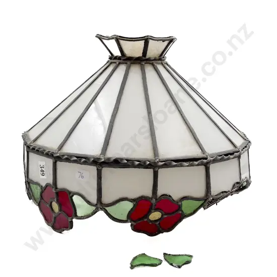 Vintage Stained Glass Pendant Lightshade