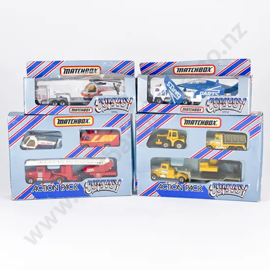 4 Matchbox Convoy Series Boxed Models