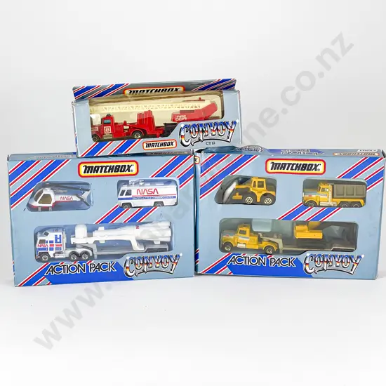 3 Matchbox Convoy Series Boxed Models