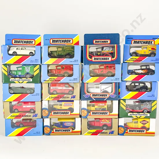 20 Matchbox 1-75 Series MB Window Boxed Promotional Models