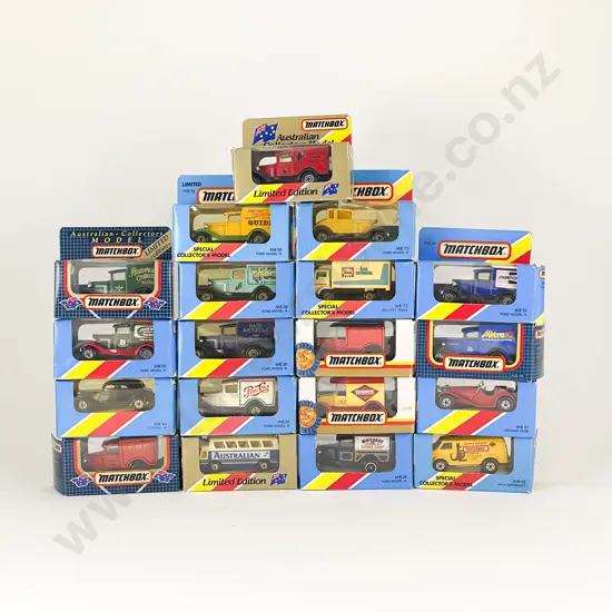 20 Matchbox 1-75 Series MB Window Boxed Promotional Models