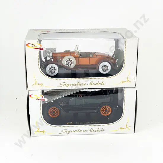 2 Signature Models Boxed Packard and 1917 Reo