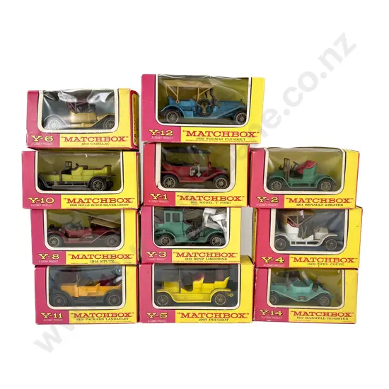 11 Matchbox Models of Yesteryear Window Pink Surround Boxed