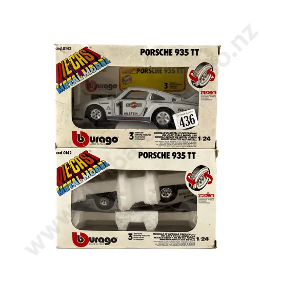 2 Burago Porsche 935TT Models Boxed