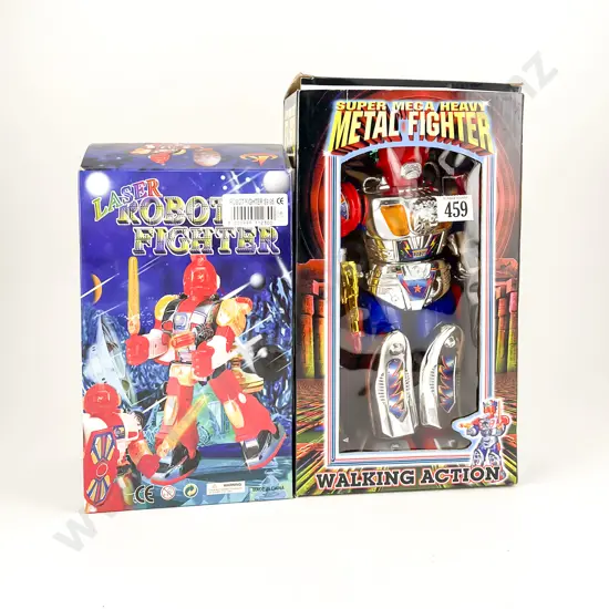 Boxed China Laser Robot Fighter and Metal Fighter