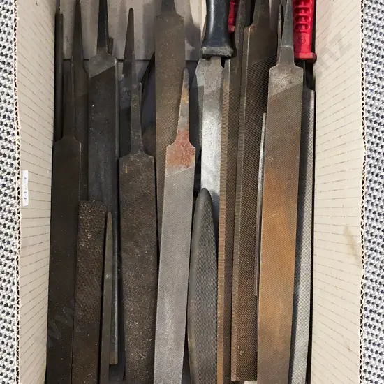 Box of Assorted Vintage Files