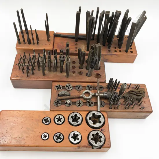 Box of Assorted Vintage Drill Bits etc