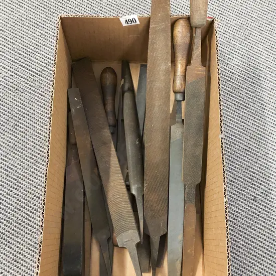 Box of Assorted Vintage Files etc