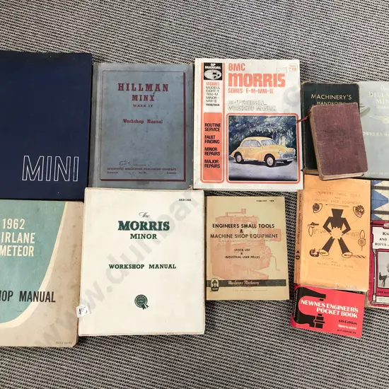 Quantity of Assorted Workshop & Machinery Manuals