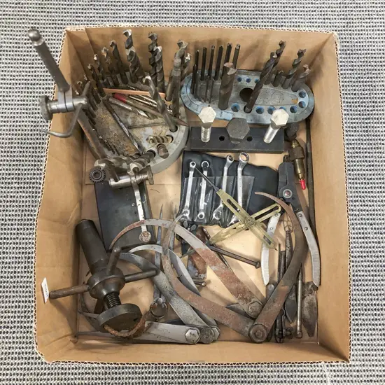 Quantity of Vintage Drill Bits & Steel Tools etc