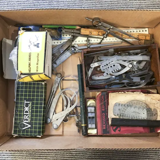 Quantity of Assorted Vintage Measuring Implements etc