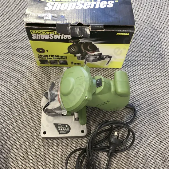 Boxed Chainsaw Sharpener