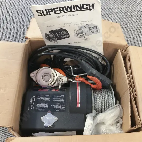 Boxed Super Winch with Owners Manual & Assorted
