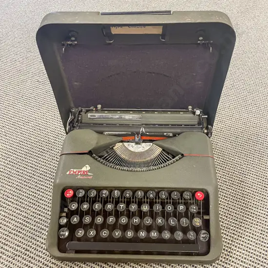 Portable Typewriter in Case