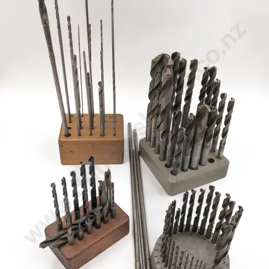 Quantity of Assorted Vintage Drill Bits