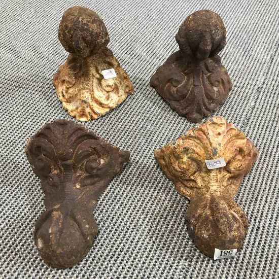Set of Four Clawfoot Bath Feet