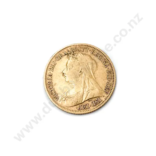 1900 Victoria Gold Half Sovereign Sydney mint