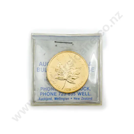 1979 Canadian 1ozTroy .9999 Fine NZ Gold
