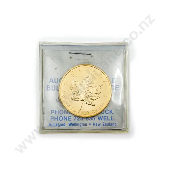 1983 Canadian 1ozTroy .9999 Fine NZ Gold