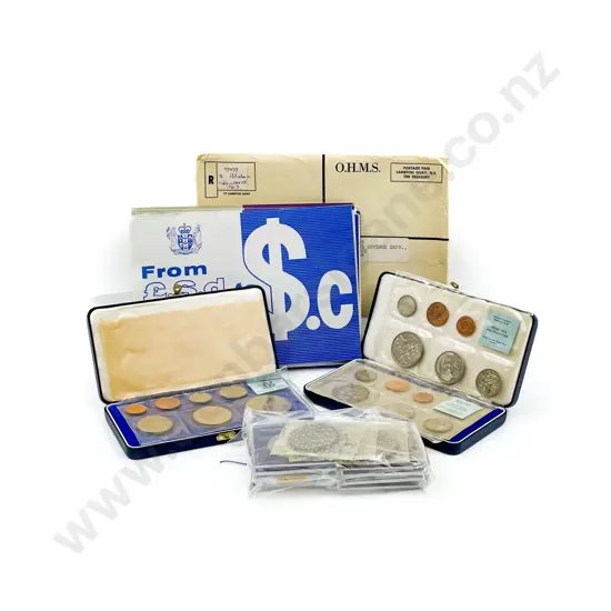 NZ 1969 Cook Unc Coin Set 1968 Unc x2 1967 Currency x 6 sets 1979 Unc $1 x 6 1977 x3 1978 X1