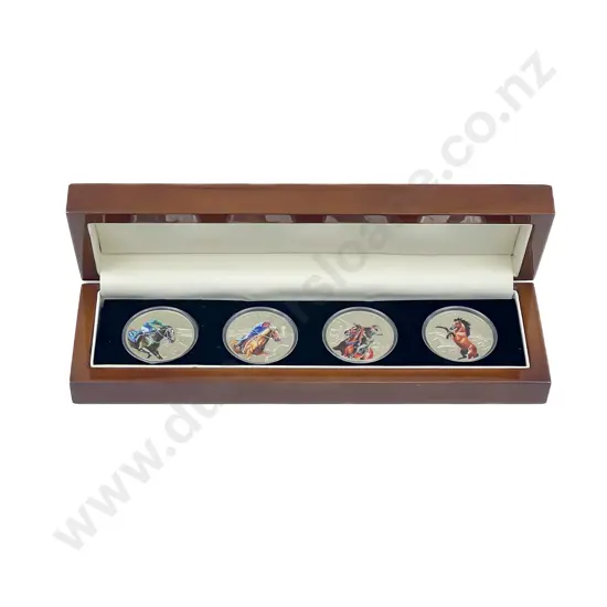 2014 Niue $1 Legendary Horses of Australia Four Coin Silver Proof Set