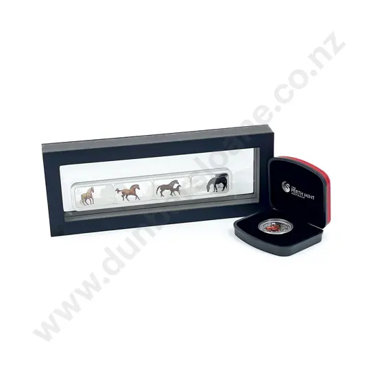 Perth Mint 2014 Year of the Horse SIlver Proof Four Coin Set