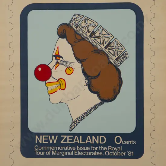 Vintage Poster - New Zealand 0 Cents (a/f) (unframed)