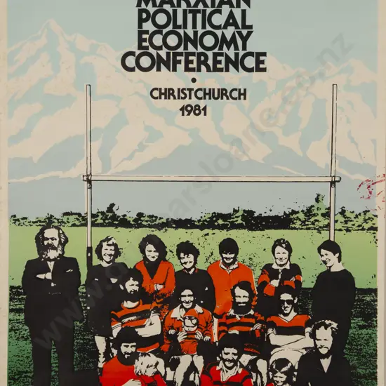Vintage Poster - 4th New Zealand Marxian Political Economy Conference (a/f)
