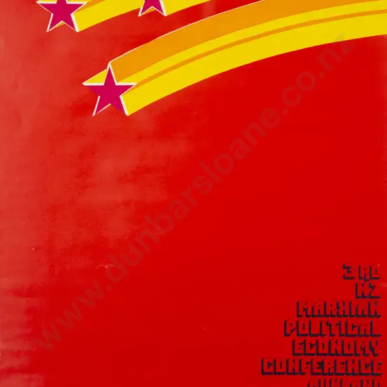 Vintage Poster - 3rd New Zealand Marxian Political Economy Conference