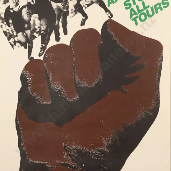 Vintage Poster - Oppose Apartheid Stop All Tours