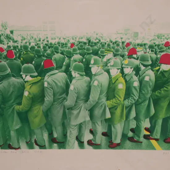 Vintage Poster - Green Police Chch