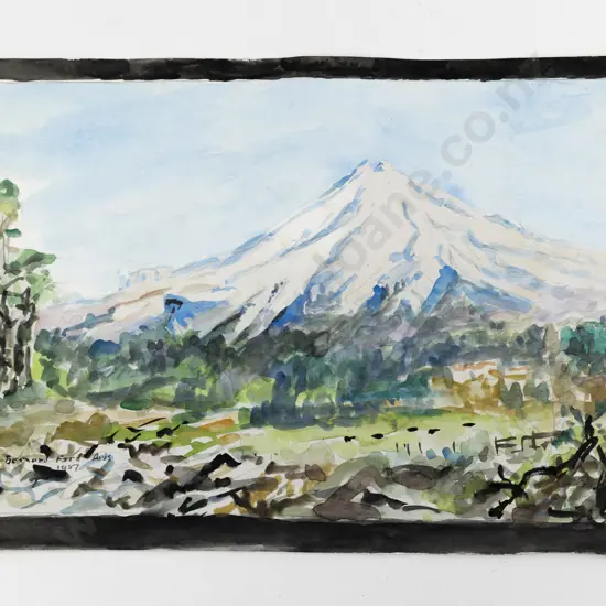 Bernard Aris (1887 - 1977) - Mt Taranaki (unframed)