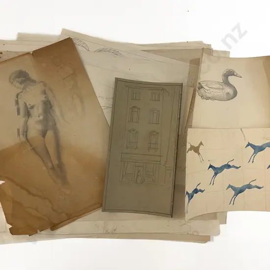 John Weeks (1888 - 1965) - 21 Assorted Sketchbook Studies