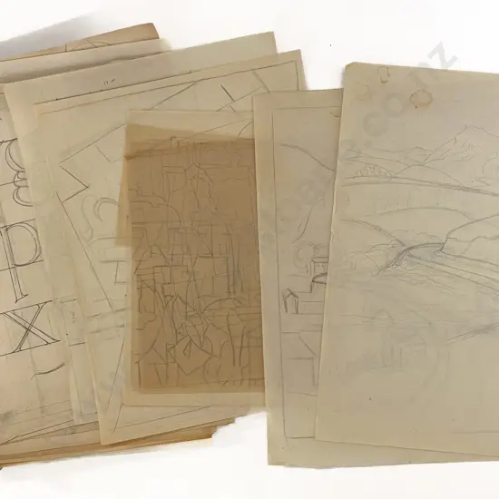 John Weeks (1888 - 1965) - 30 Assorted Sketchbook Studies
