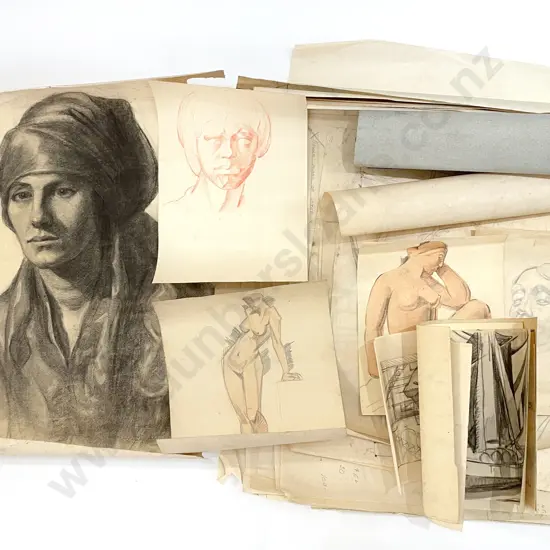 John Weeks (1888 - 1965) - 22 Assorted Sketchbook Studies