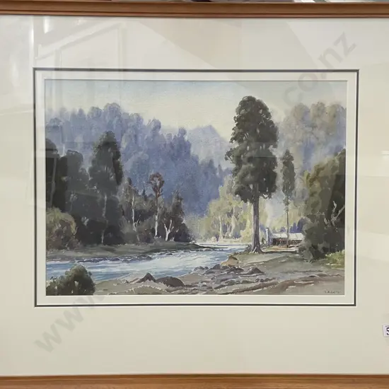 E B Lattey (1899 - 1986) - Moeatoa Morning