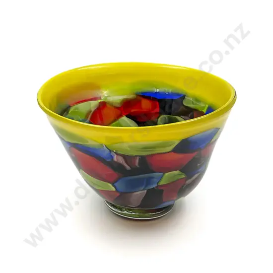 Large Art Glass Table Bowl