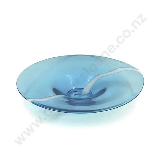 Large Art Glass Charger