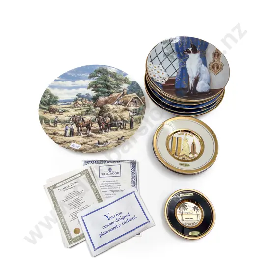 Wedgwood Plate together with Quantity of Franklin Mint Commemorative Plates