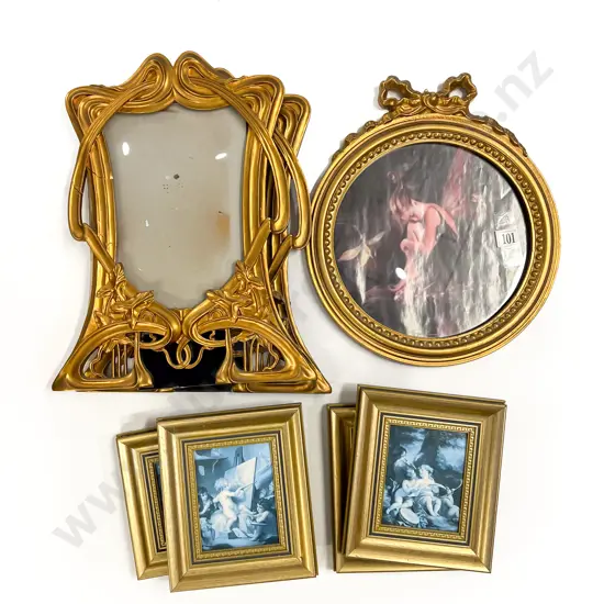 Quantity of Assorted Gilt Painted Decorative Photo Frames