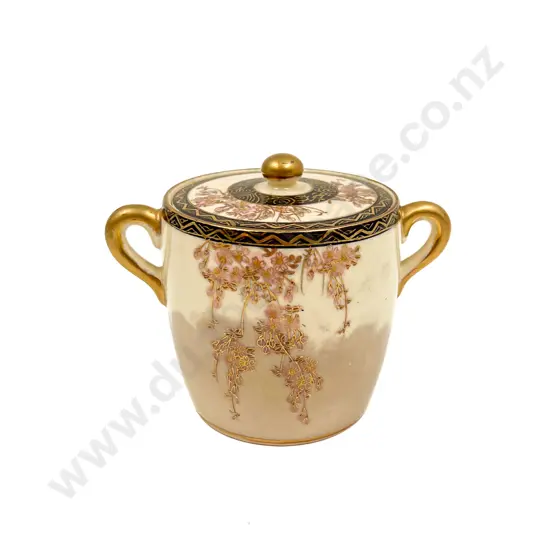 Small Satsuma Double Handled Jar